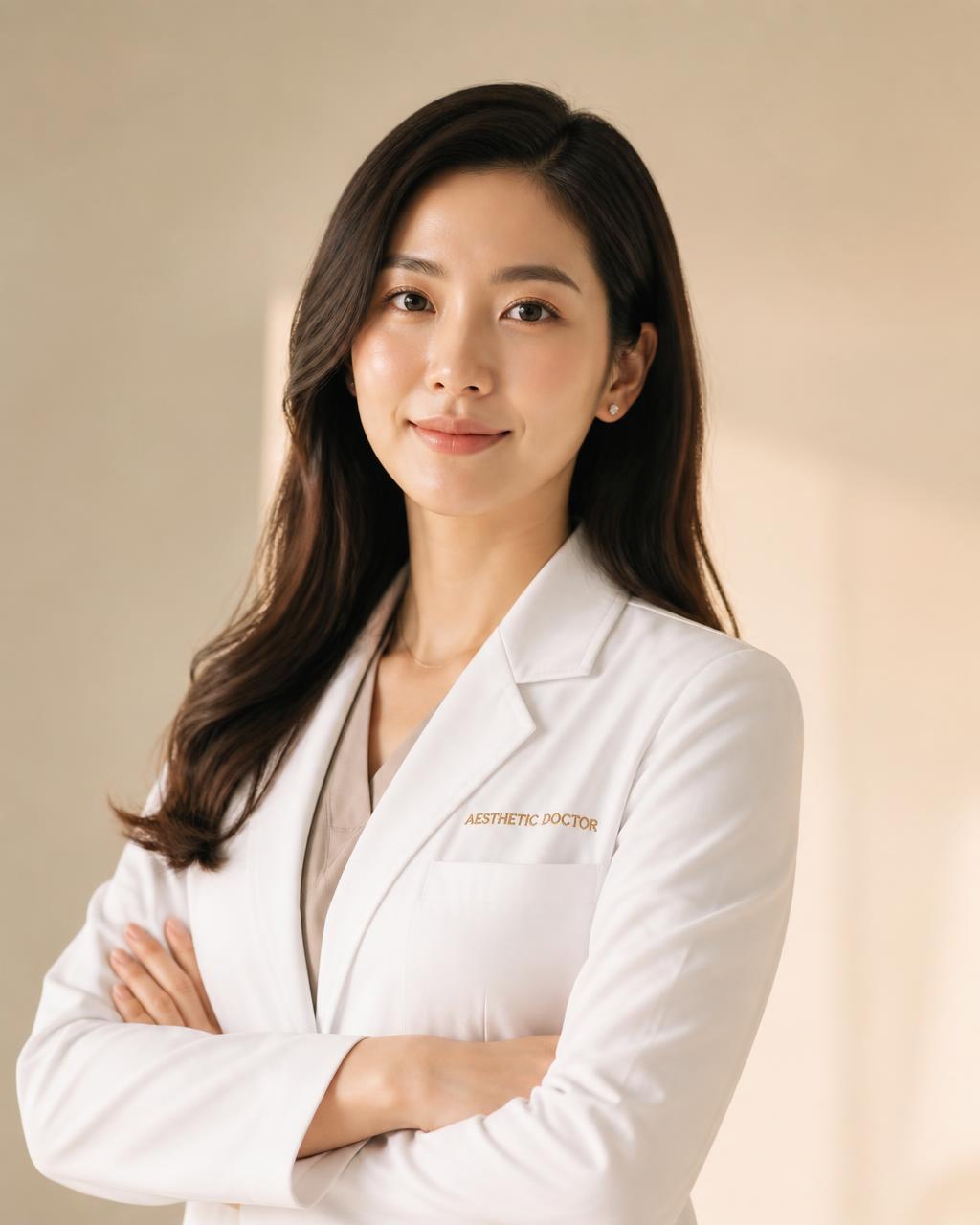 Aesthetic surgeon at the clinic